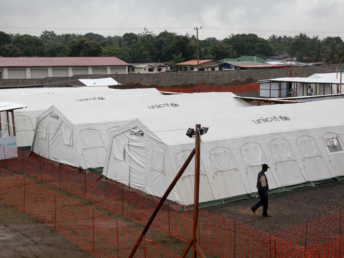 This quarantine was set up in West Point, a slum on the outskirts of Monrovia, Liberia, at the end of August. The practice of isolating whole communities en masse has been controversial among citizens and health officials alike.