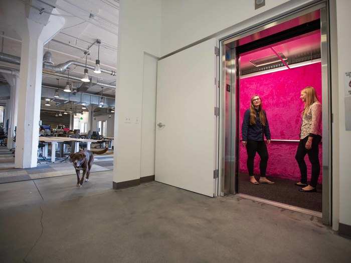 Both elevators in Lyft