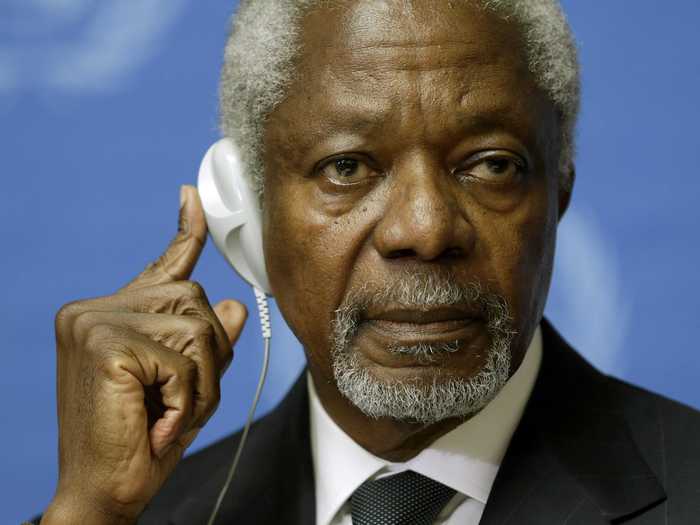 Kofi Annan graduated from Sloan in 1972. He served as Secretary General of the United Nations from 1997 to 2006.