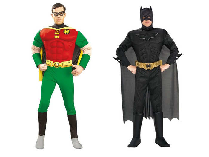 Batman and Robin costumes became popular again when another version of the superhero saga premiered in 1997.