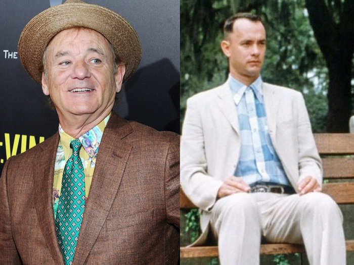 Bill Murray declined to play the lead in "Forrest Gump."