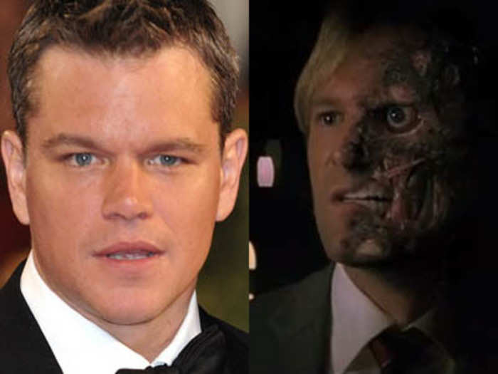 Matt Damon turned down the role of Harvey Dent in "The Dark Knight."