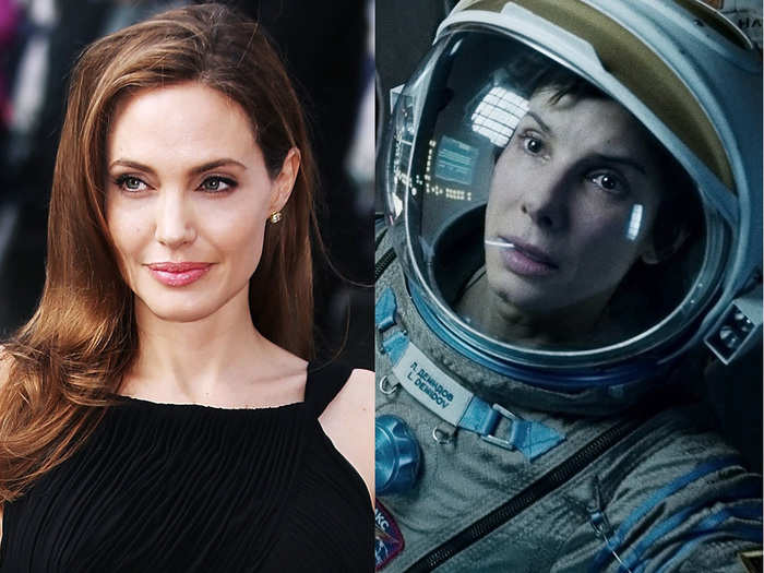 Angelina Jolie passed on the lead in Oscar winner "Gravity."