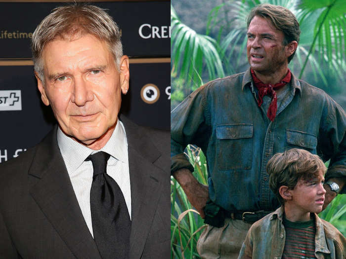 Harrison Ford turned down the chance to star in "Jurassic Park."