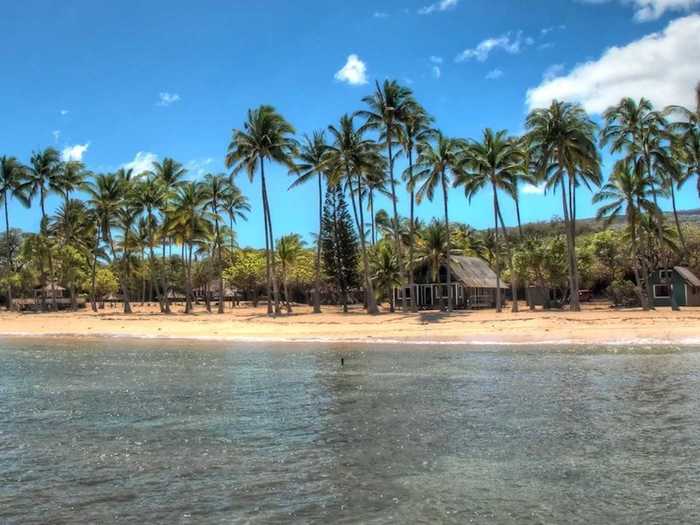 Club Lanai is a long-abandoned resort on the island