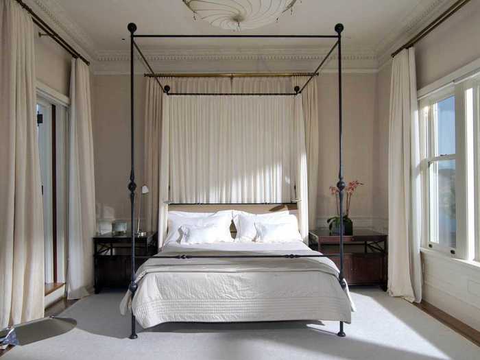 And luxurious high canopy beds.