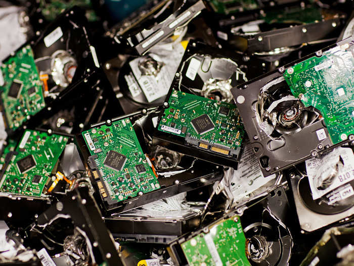 Failed drives are immediately destroyed on site. Google says this is part of its commitment to keeping users