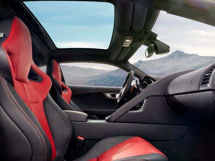 The interiors of sports cars can feel cramped, but a large glass roof panel gives this compact coupe a fantastic sense of airiness.