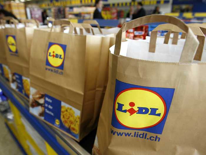 Discount chains Aldi and Lidl are gaining.