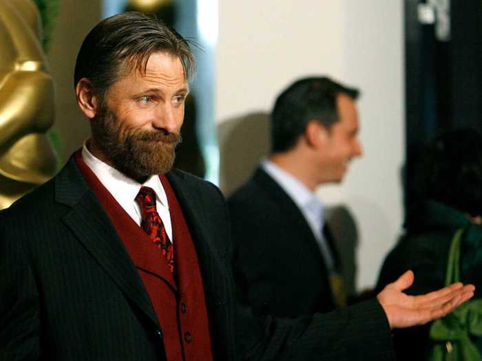 Starring a bearded Viggo Mortensen