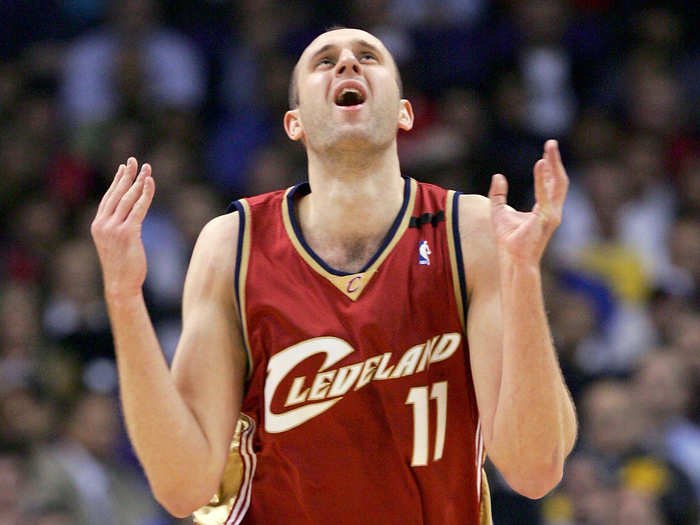 Zydrunas Ilgauskas played with LeBron during his entire run in Cleveland.