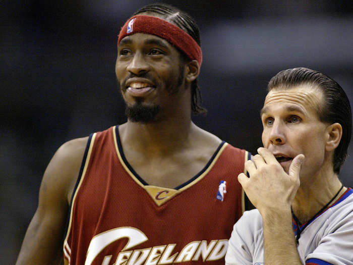 Ricky Davis played with LeBron in 2003.