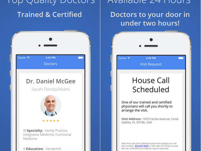 Medicast brings a doctor to your door at any hour of the day or night.