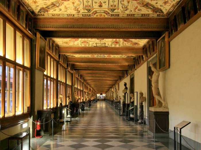 Florence is home to the Uffizi, one of the most famous art museums in the world.