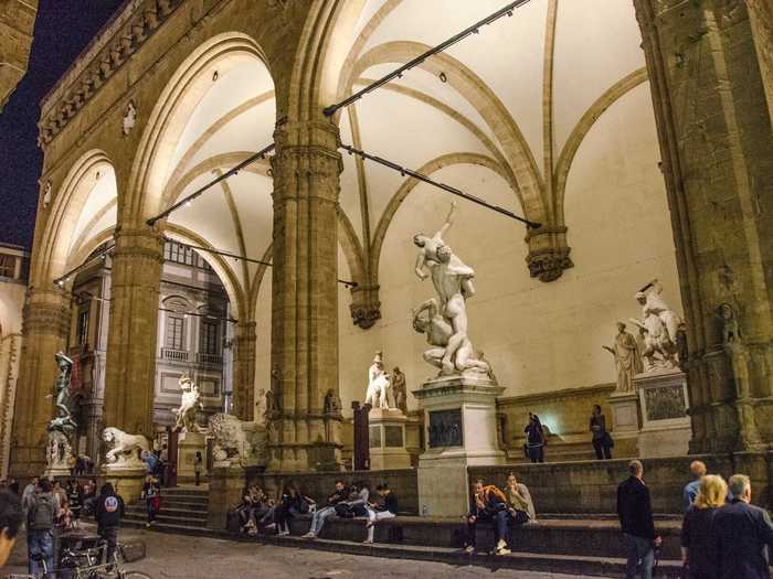 The square is full of dozens of other great works of art. In fact, Florence is arguably one of the greatest art cities in the world.