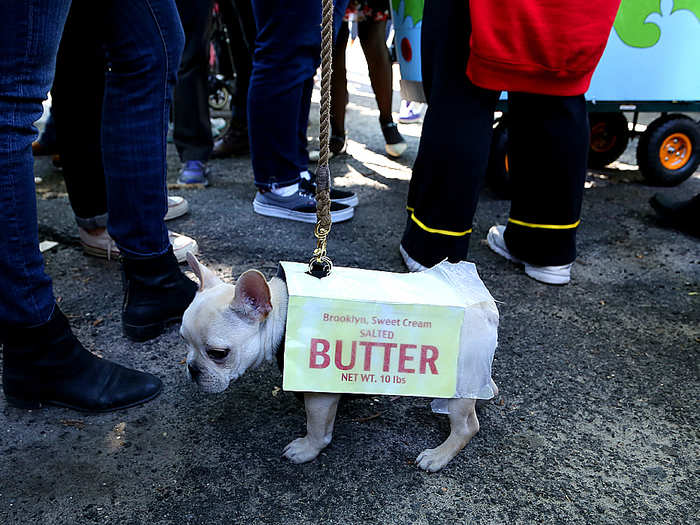 It was brunch time, and this stick of butter was perfect for pancakes or waffles or...