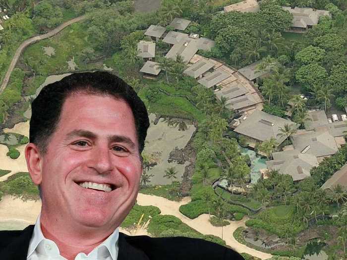 Dell founder and CEO Michael Dell escapes with his family to a massive Hawaiian retreat known by many as the "Raptor Residence." The seven-bedroom tropical retreat has been rumored to be worth as much as $64 million.