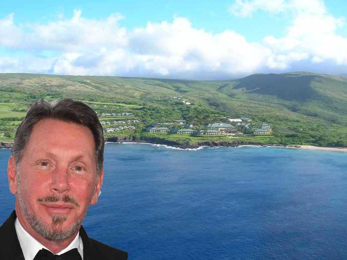 Oracle billionaire Larry Ellison has an entire Hawaiian island to explore in his downtime. He purchased the island of Lanai for $500 million in 2012. If he gets bored of Hawaii, he can always relax at his private golf club in Rancho Mirage or one of his beachfront houses in Malibu.