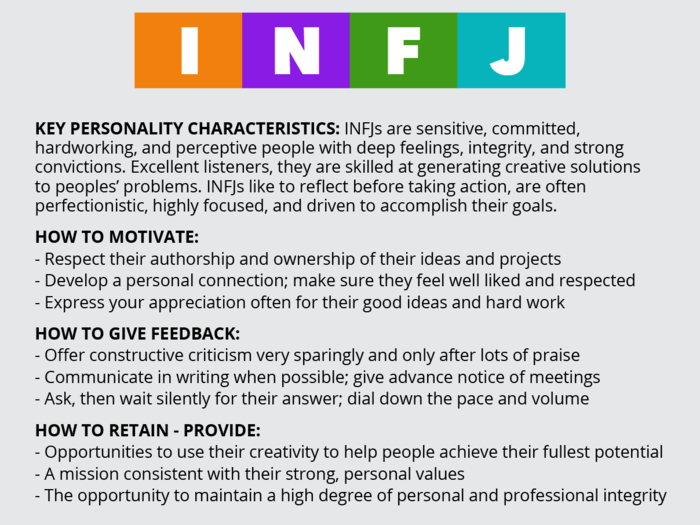 Take your time with INFJs.