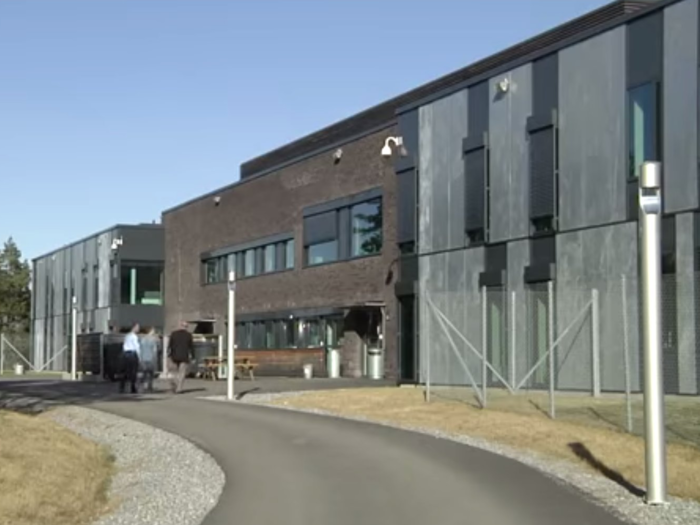 This building is "Unit C," where 84 inmates live. The windows don