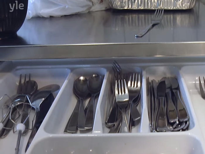 Surprisingly, inmates can use sharp utensils without supervision.