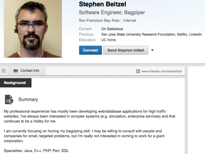 Stephen Beitzel: From software coder to sabbatical