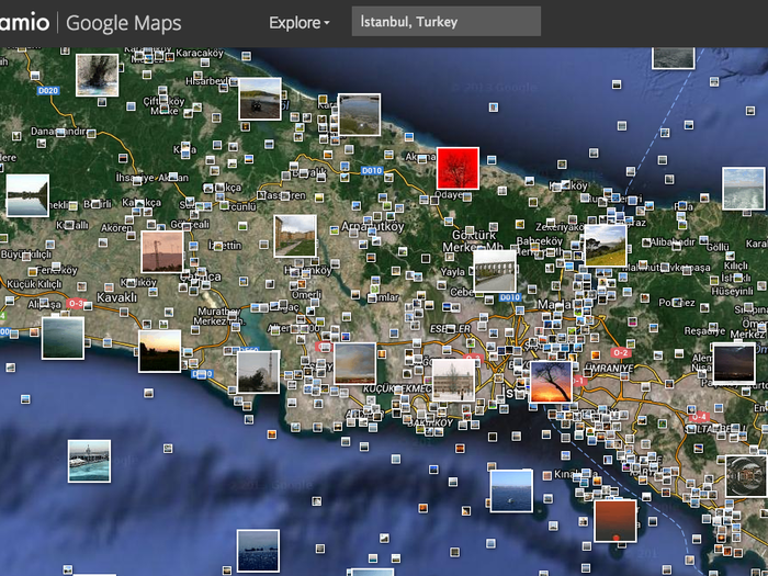 Panoramio combines Google Maps with people