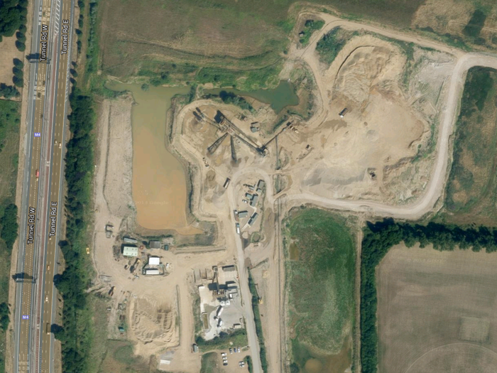 Another quarry in Sipson – 15.1 miles form Central London