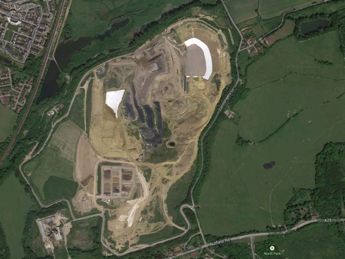 A vast landfill in Reigate is so enormous that residents complain about the smell – 20 Miles From Central London.