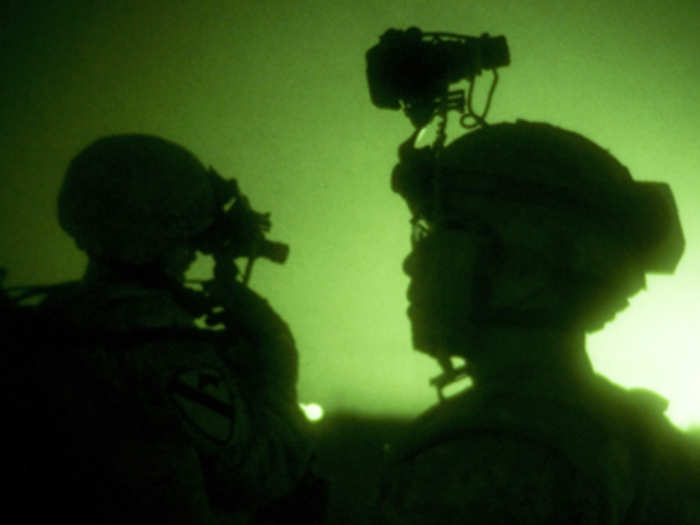 SEALS use advanced night-vision goggles that can range in price from about $3,000 all the way to $65,000.