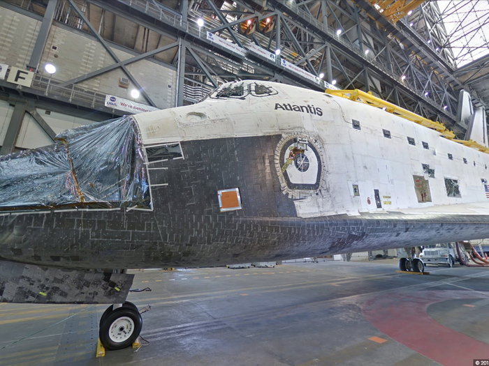 This the space shuttle Atlantis, located at NASA