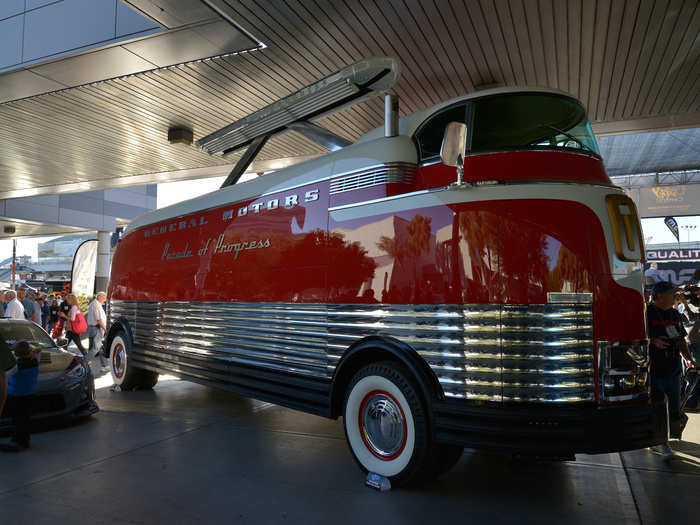 ... and this classy General Motors Futureliner are a reminder that what is old can be new and cool once again.