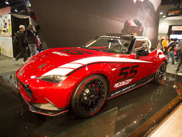 Mazda introduced the club racer version of its iconic Miata sports car.