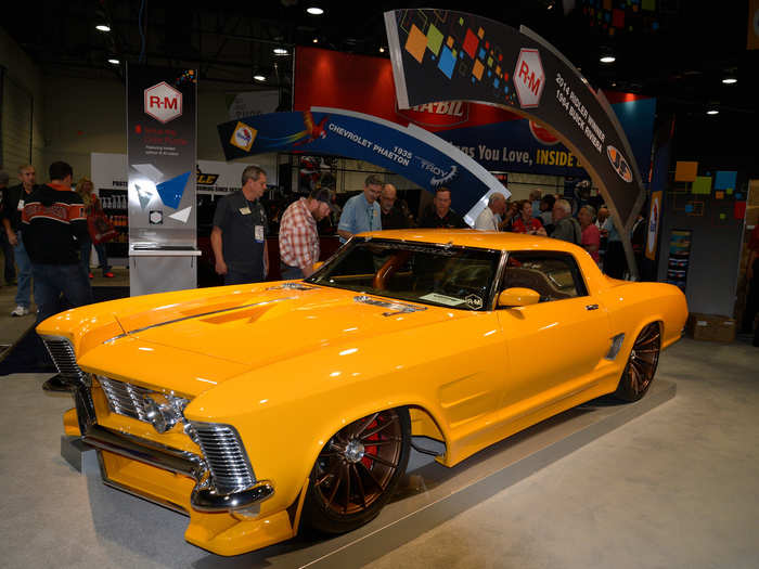 .... or this lowrider. Looks kind of like an old-school Chevy Impala.