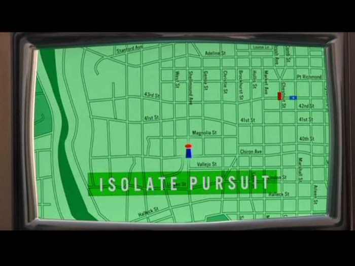 A map in "The Incredibles" looks very similar to a map of Emeryville.