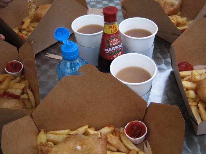 What could be more British than Sarsons vinegar on a plate of fish and chips? A Japanese vinegar manufacturer, Mizkan, bought Sarsons in 2012 for £41 million ($66 million).