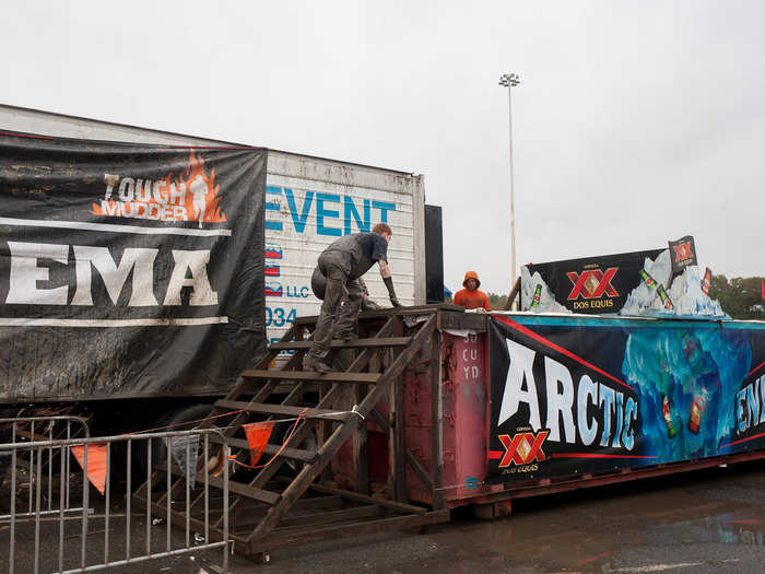 The Arctic Enema is one of Tough Mudder