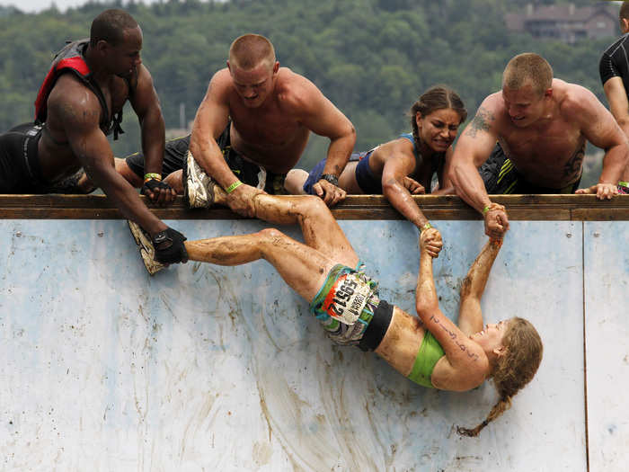 BONUS: From a Tough Mudder in Vermont, this picture is says it all.