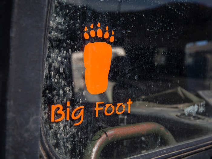 The Marines who use it to scramble over the hardscrabble landscape simply call it Big Foot.