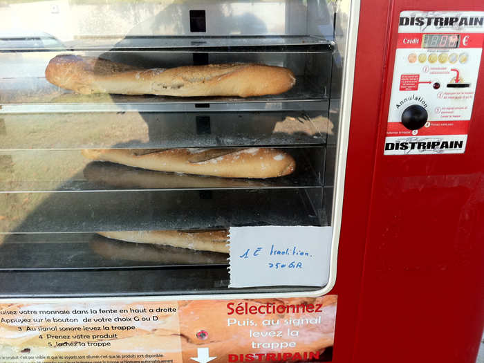 In potentially the most French thing ever, a baker has introduced two baguette vending machines in France. Hungry Francophiles can access fresh baguettes 24-hours a day, even late at night. We