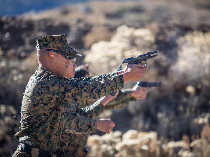 Marines receive thorough firearms training ...