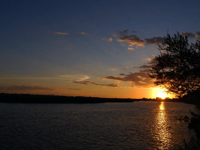 Selous Game Reserve, Tanzania. Well, the picture says it all.