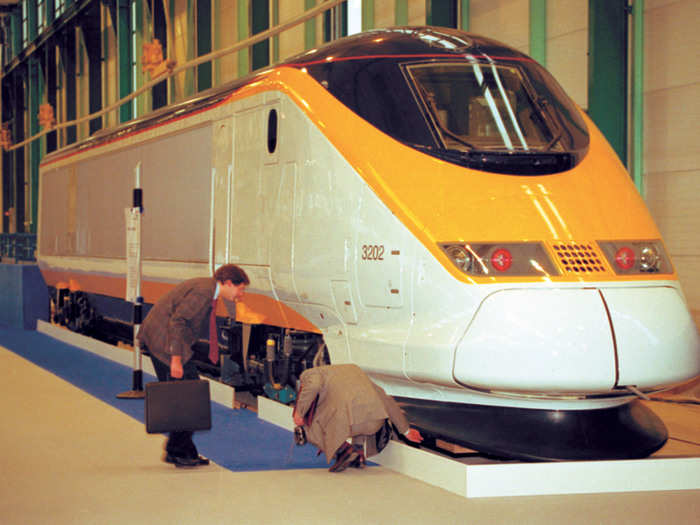 For the first 20 years, Eurostar service has run on French TGV-based trains.