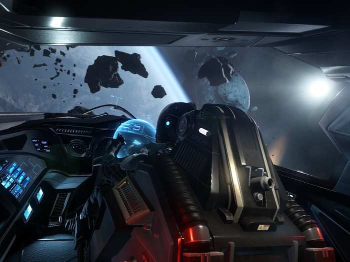 The "Star Citizen" team is aiming for a crazy level of detail, with 10 times the amount of detail found in modern games today.