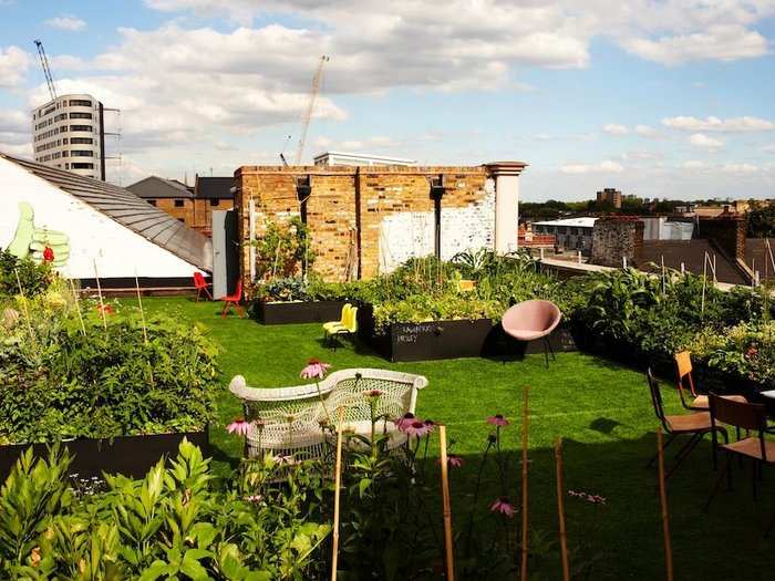 Dalston Roof Park is a project created by the Bootstrap Company. Membership costs £5 for the entire summer, when the space plays host to film screenings, music events and pop up street food stalls.