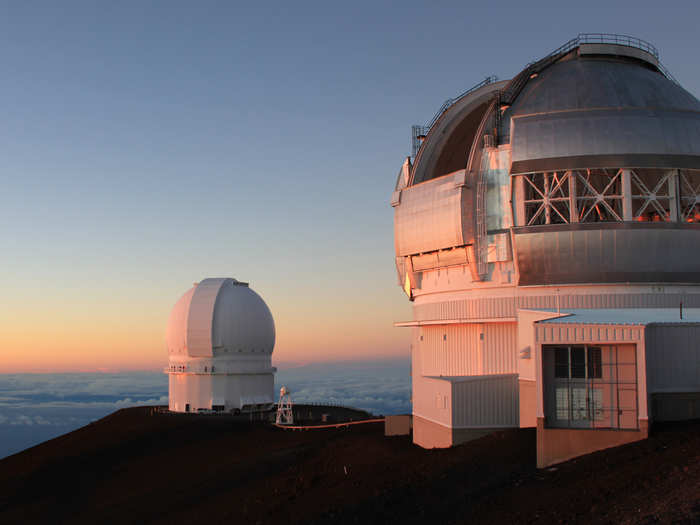 Drive up to the summit of the Mauna Kea volcano in Hawaii and watch the stars come out from the observatory.