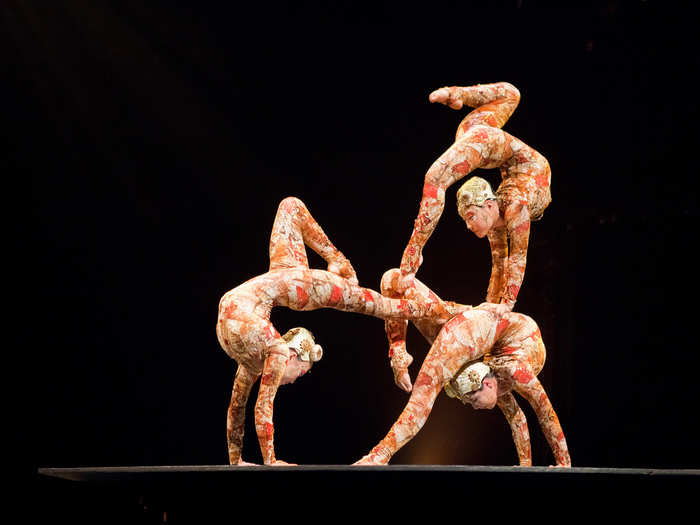 See a Cirque du Soleil performance in Las Vegas.