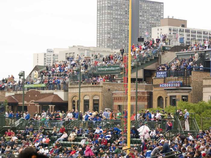 Watch the Chicago Cubs play from a "Wrigley rooftop."