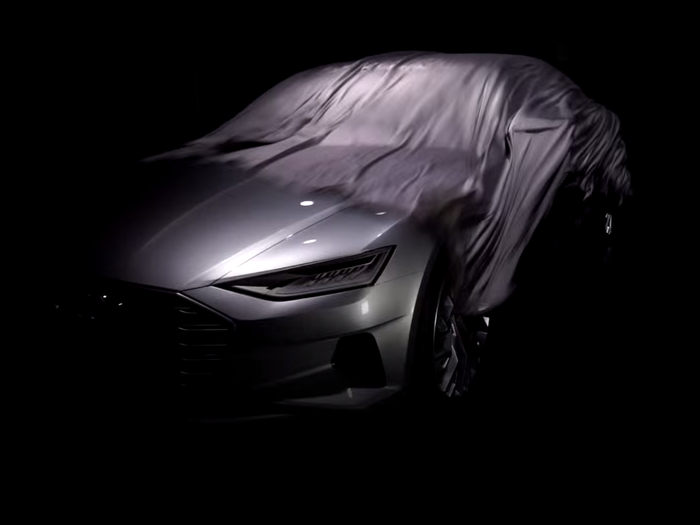 Audi is another automaker whose rumored flagship sedan is creating a lot of buzz this month. A leaked photo and teaser video suggest what could be chief designer Marc Lichte