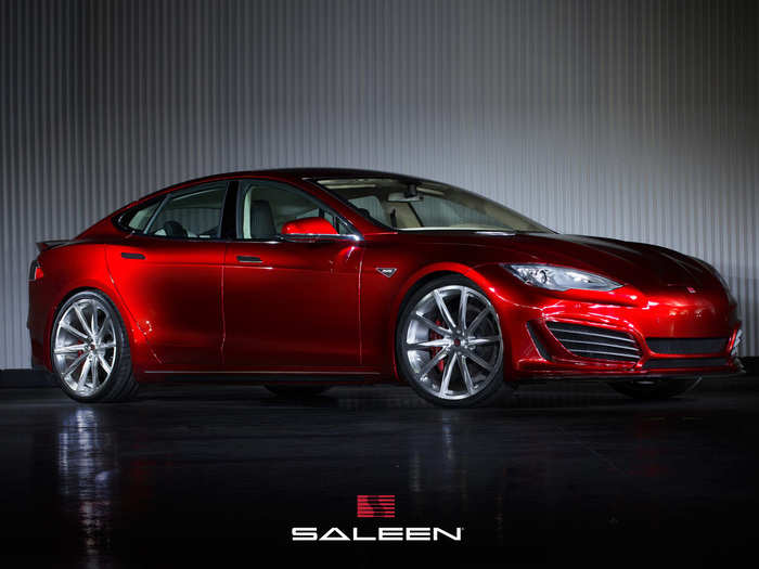 Although Saleen is best known for making fast Mustangs go faster, the SoCal-based turner will be dazzling the crowds with the Four Sixteen — a hotrod version of the Tesla Model S.